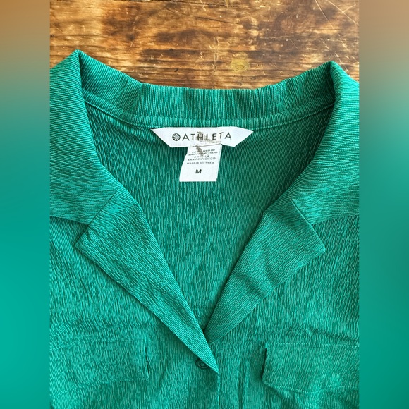 Athleta Echo Button Up Top NWT - Picture 3 of 7